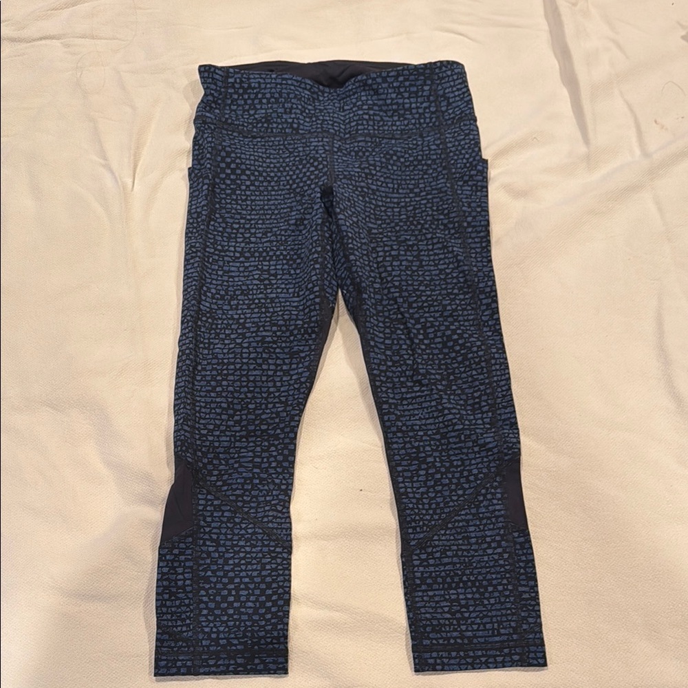 Lululemon Blue Patterned Leggings